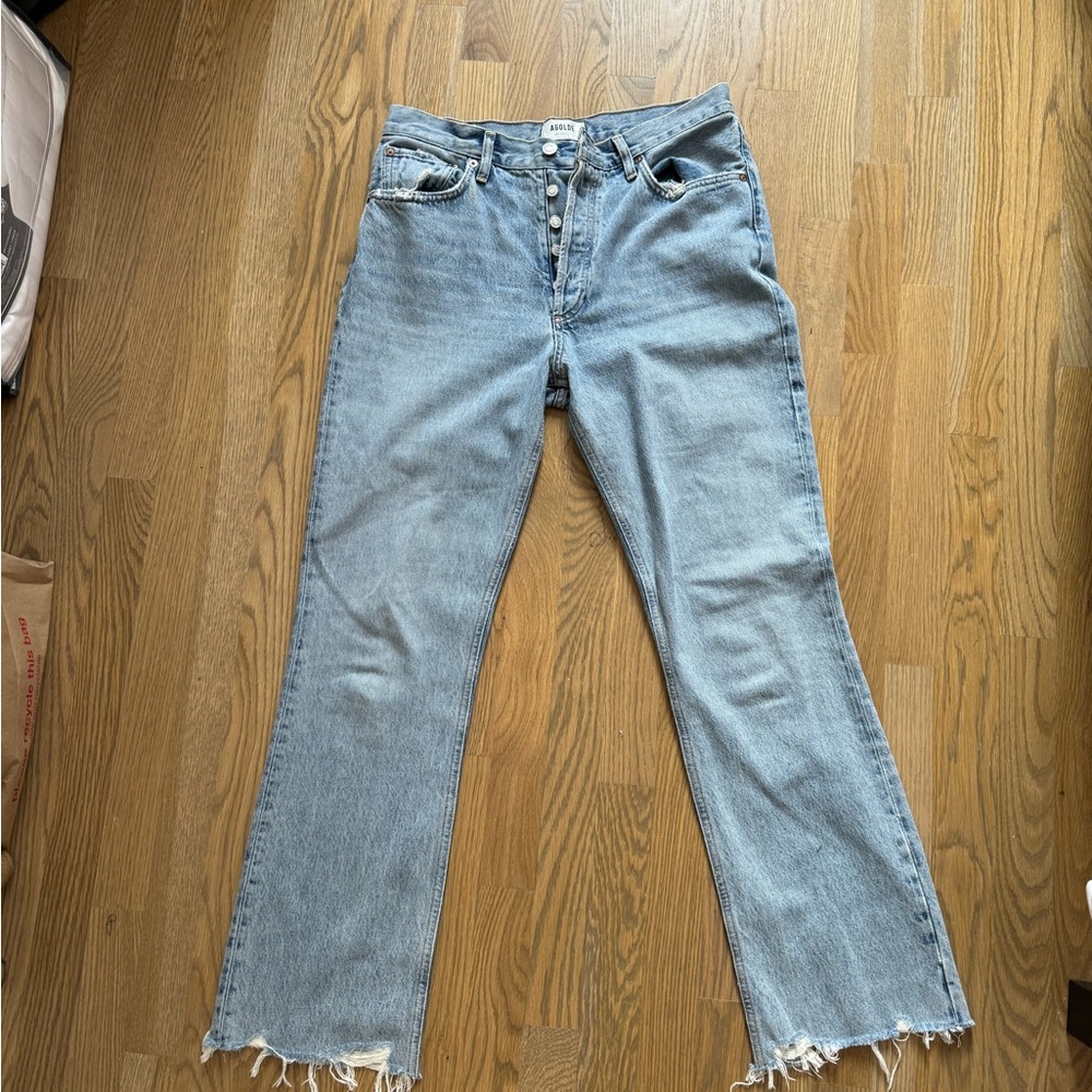 AGOLDE relaxed boot cut jeans